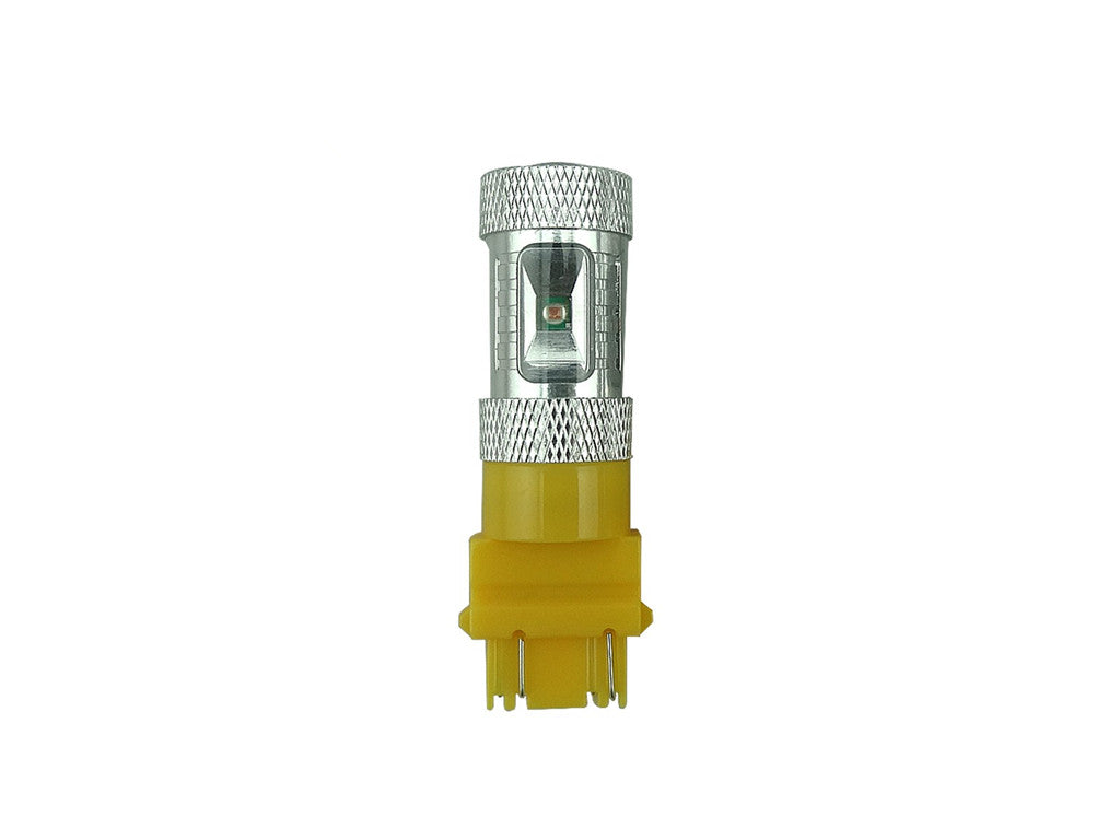 T25 3157 Wedge CREE LED Light Bulb 30w Amber