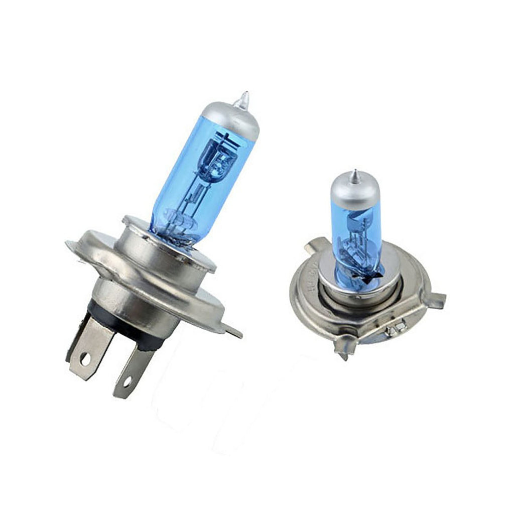 H4 Xenon Look Super White Bulbs 12v 90/100w