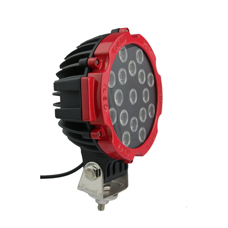 4×4 LED SPOT LIGHT 51W 7″ WORK LIGHT