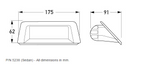 HELLA LED Centre High Mounted Stop Lamp (CHMSL) Sedan