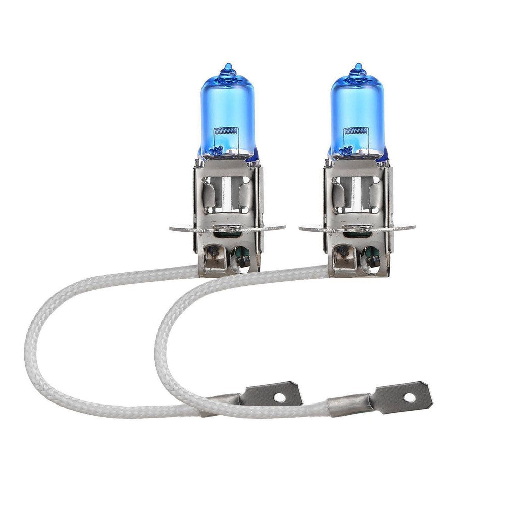 H3 Xenon Look Super White Bulbs 12v 55w