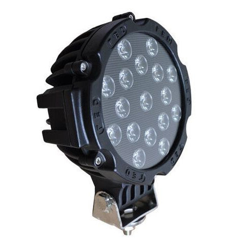 4×4 LED SPOT LIGHT 51W 7″ WORK LIGHT