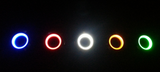 Ring Illuminated LED Switch 19mm Green
