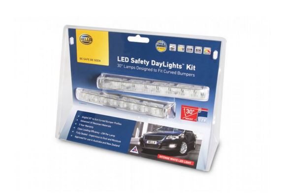 HELLA LED Safety DayLights 30° Blister Pack